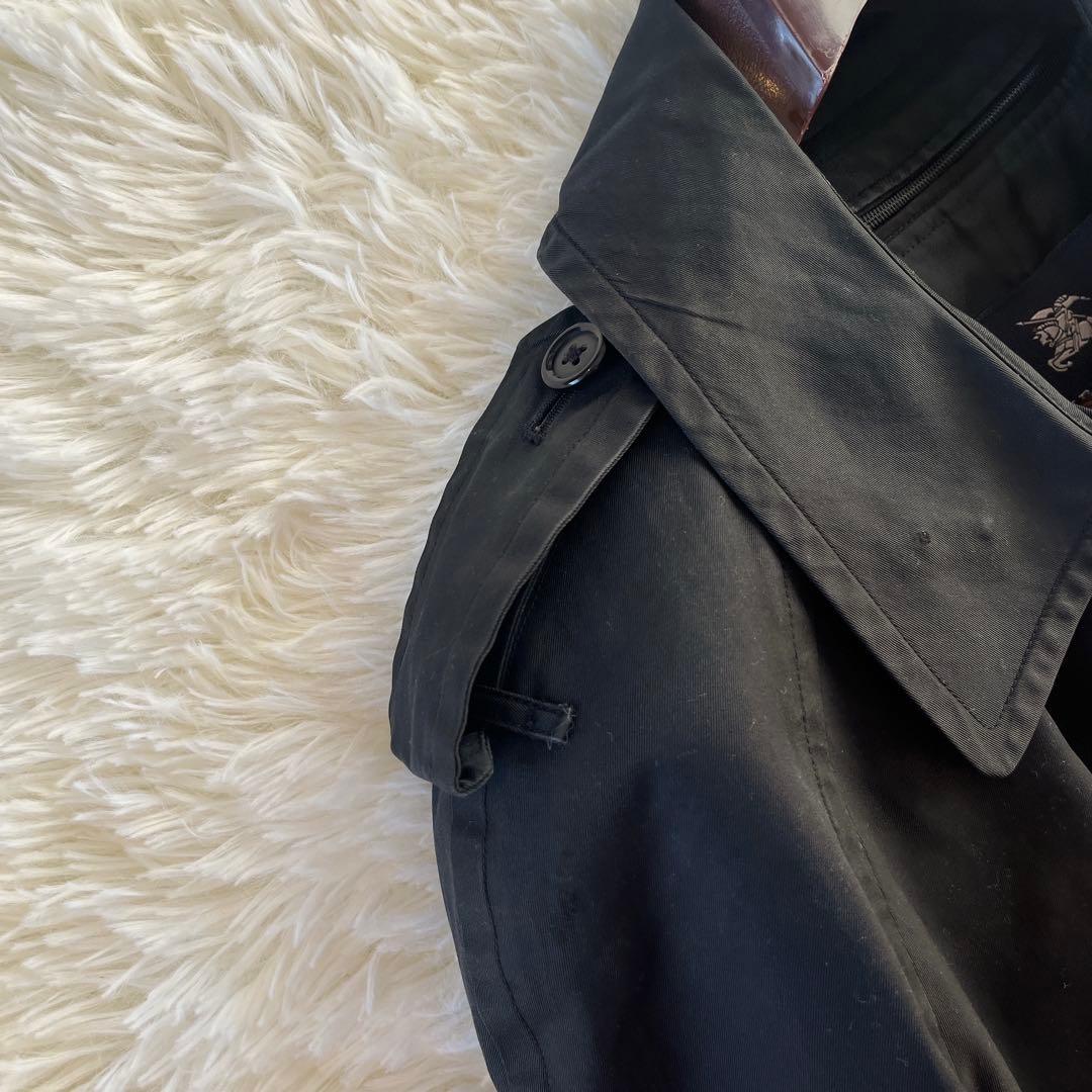 大きいサイズ　バーバリー　トレンチコート　ライナー　ノバチェック　ベルト　黒