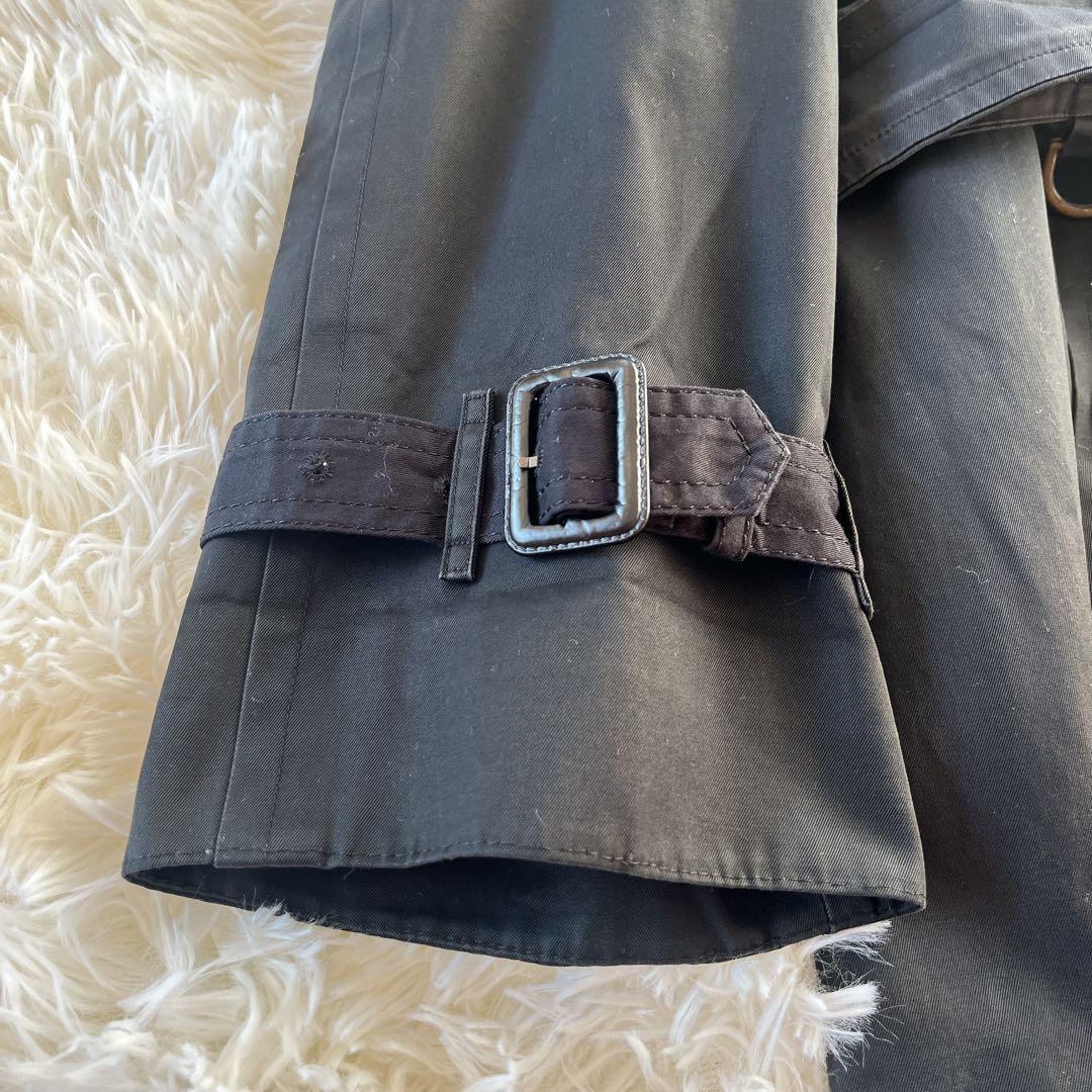 大きいサイズ　バーバリー　トレンチコート　ライナー　ノバチェック　ベルト　黒