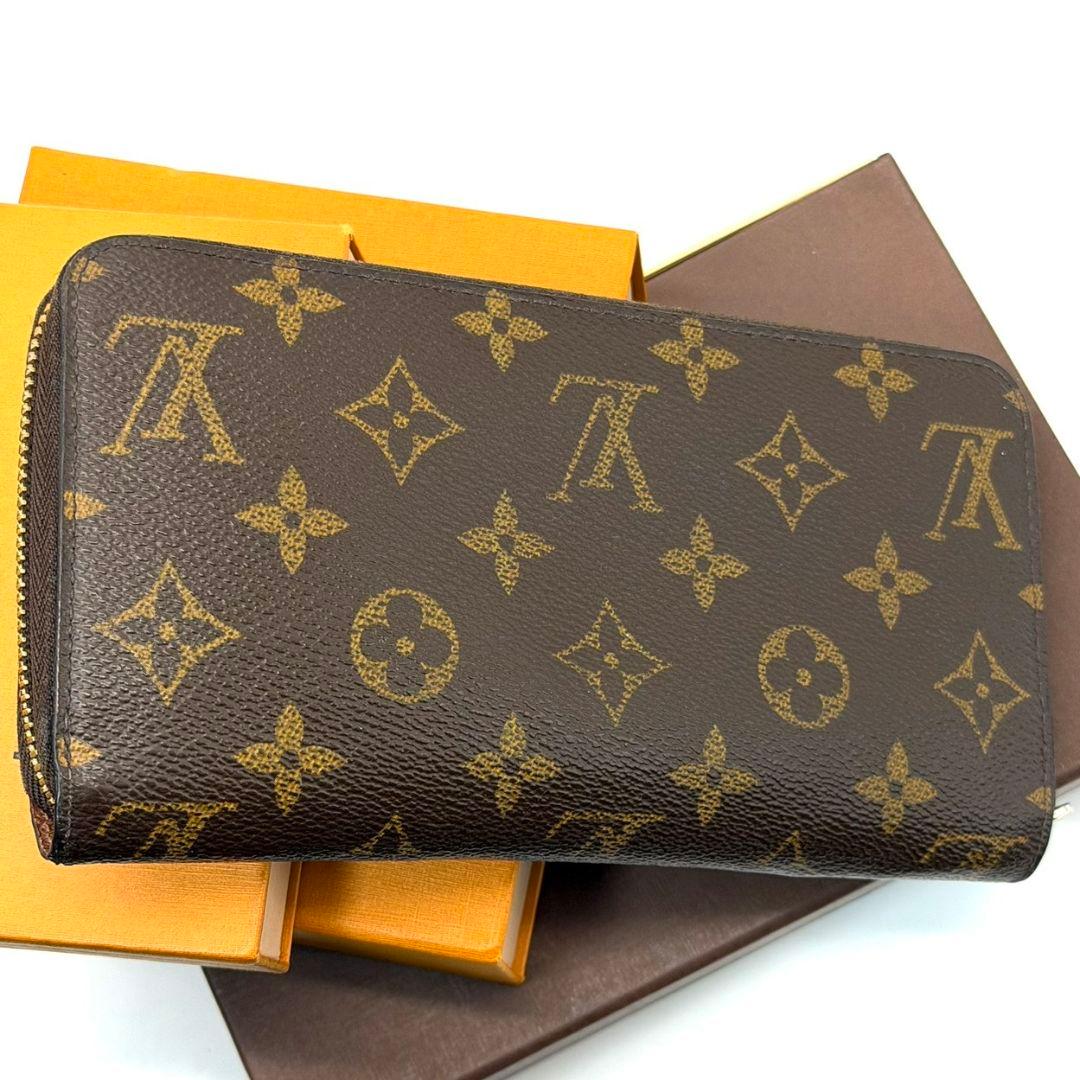 良品 ルイヴィトン モノグラム ジッピーウォレット 財布 ラウンドファスナー
