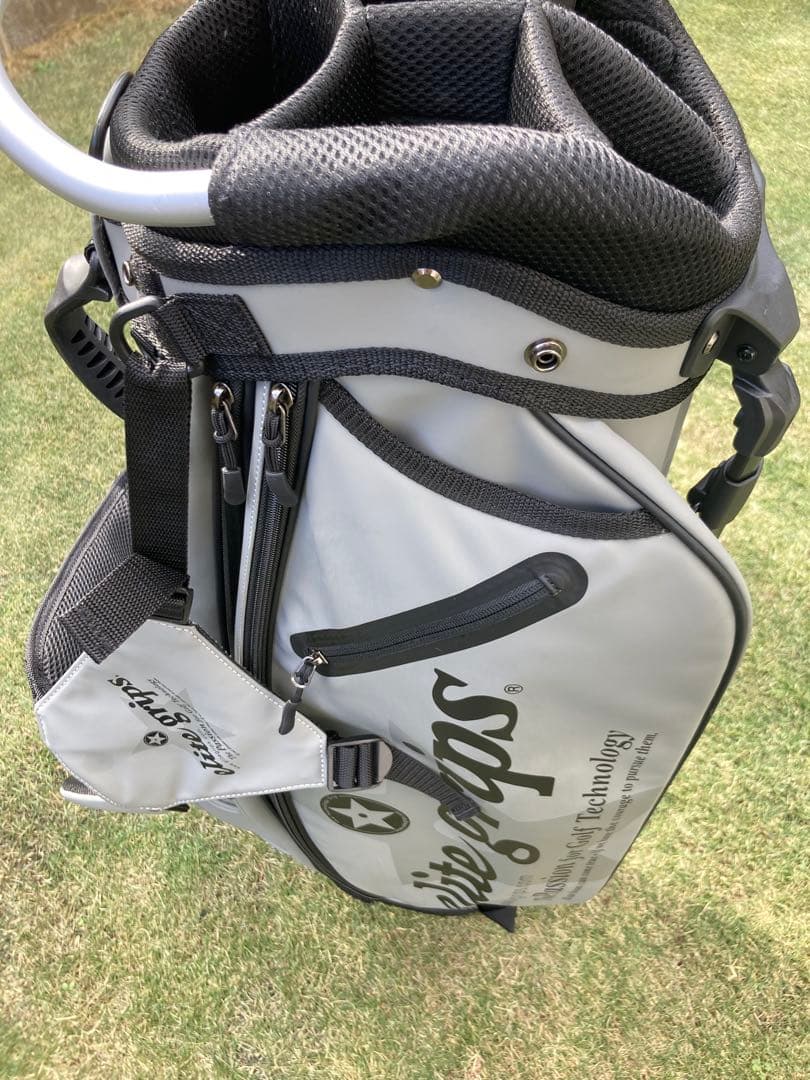 エリートグリップ限定キャディバッグ9.5グレースタンドヘッドカバー5点付き美品