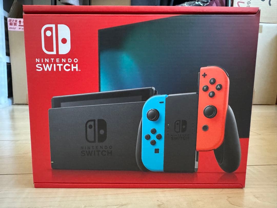 新品 未開封 Nintendo Switch 本体 青/赤 メーカー保証書付