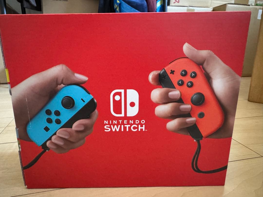 新品 未開封 Nintendo Switch 本体 青/赤 メーカー保証書付