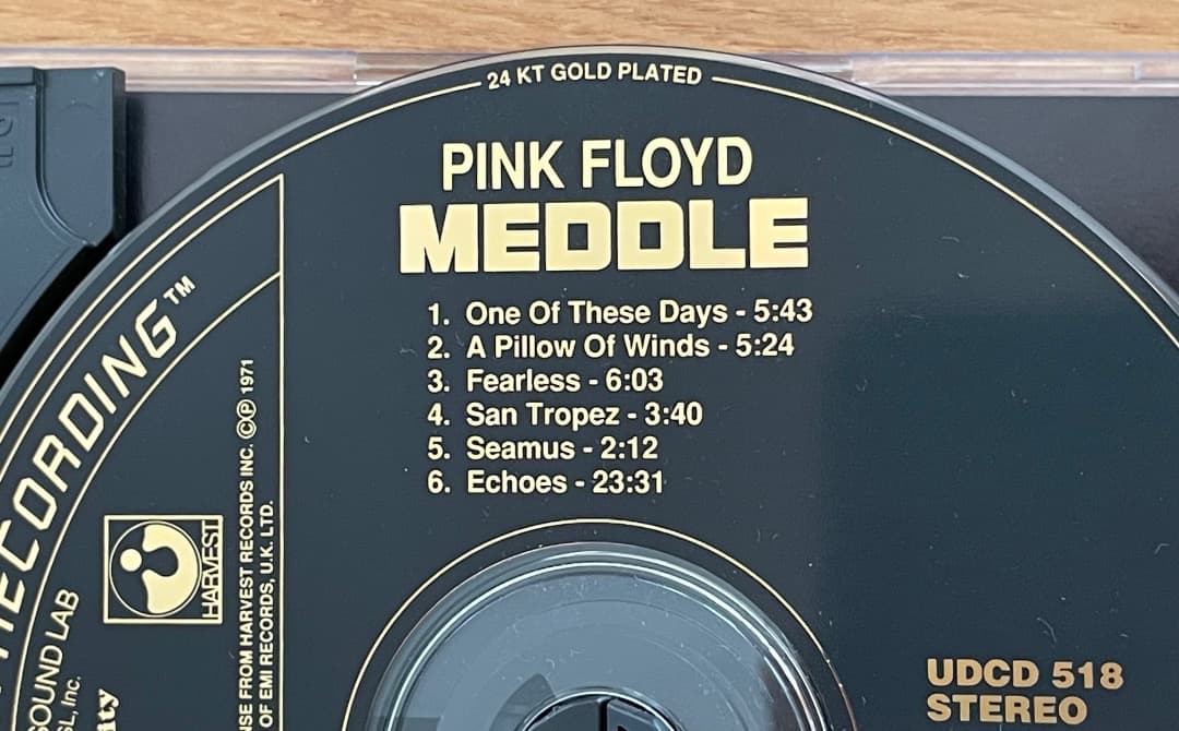 ピンク・フロイド Meddle ゴールドCD（UDCD-518）