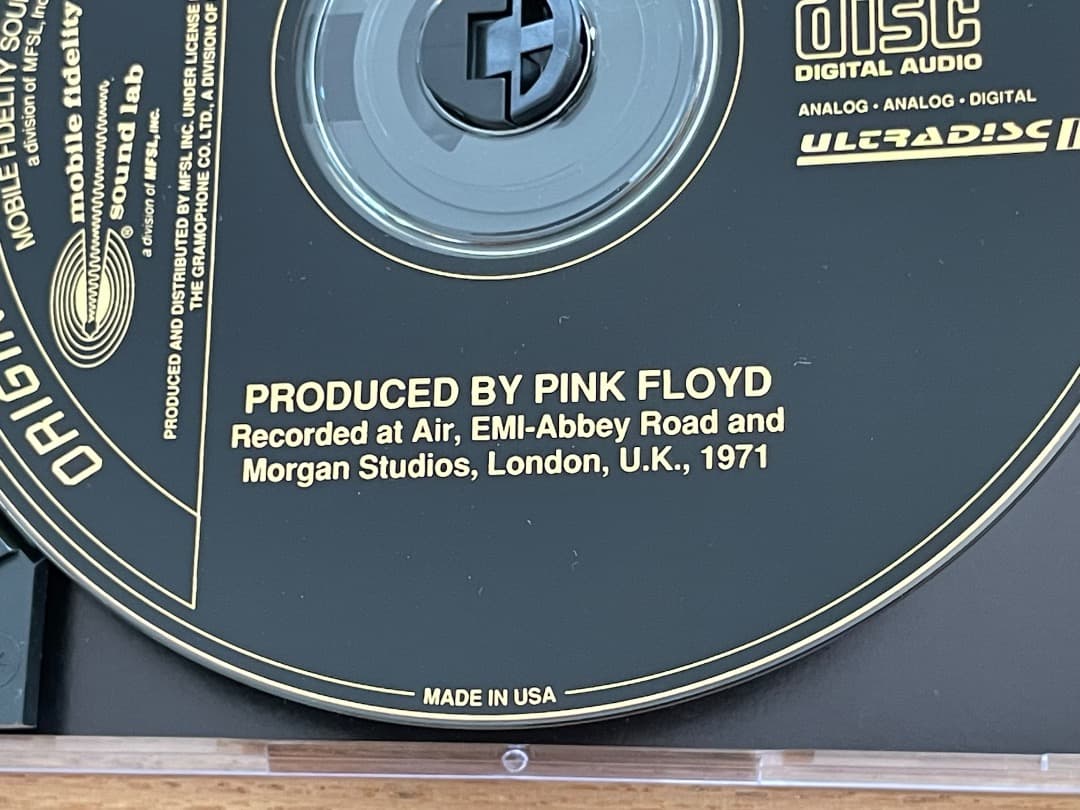 ピンク・フロイド Meddle ゴールドCD（UDCD-518）