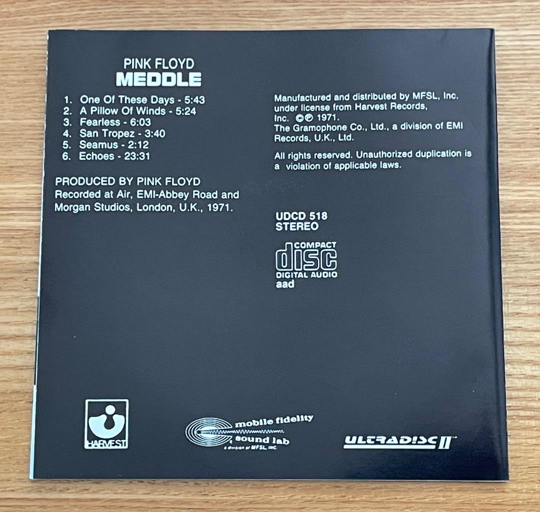 ピンク・フロイド Meddle ゴールドCD（UDCD-518）