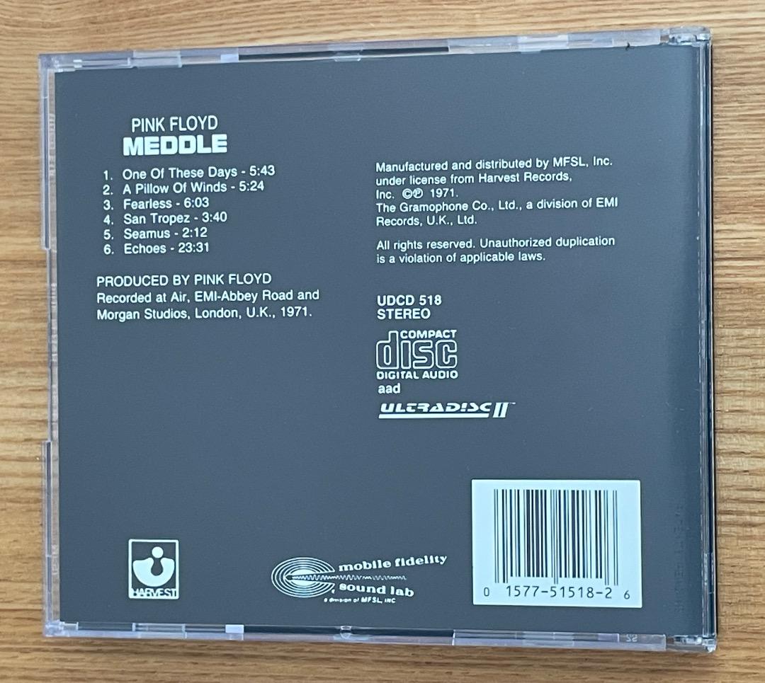 ピンク・フロイド Meddle ゴールドCD（UDCD-518）