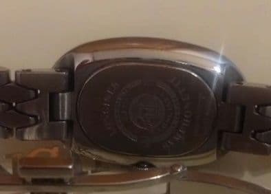 LONGINES ロンジン　サンフォネット　オーバル型 ダイヤモンド付き腕時計