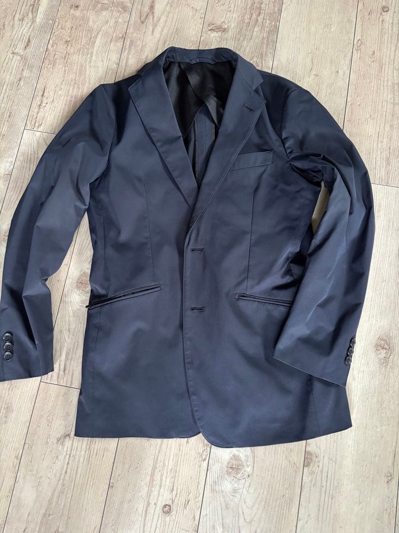 【美品】DESCENTE デサント セットアップ スーツ ネイビー S