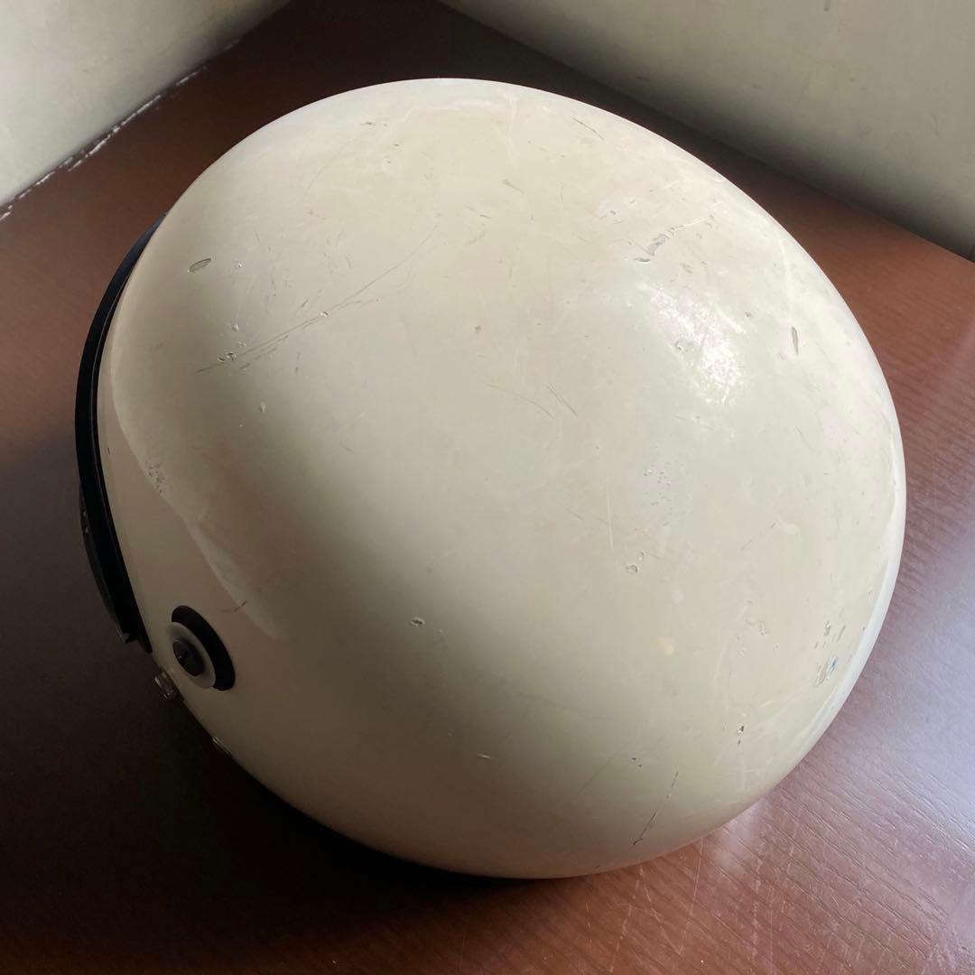 Sシェル！ 目深加工リペア済み ビンテージヘルメット 族ヘル ヒロタケアライ