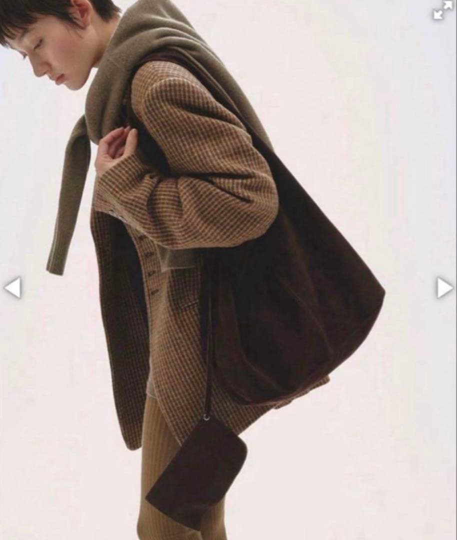 バッグ todayful Suede Leather Totebag