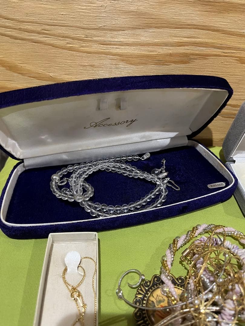 ミ*ン様 アクセサリーまとめ売り　遺品整理品　パール　ネックレスリング等　sil