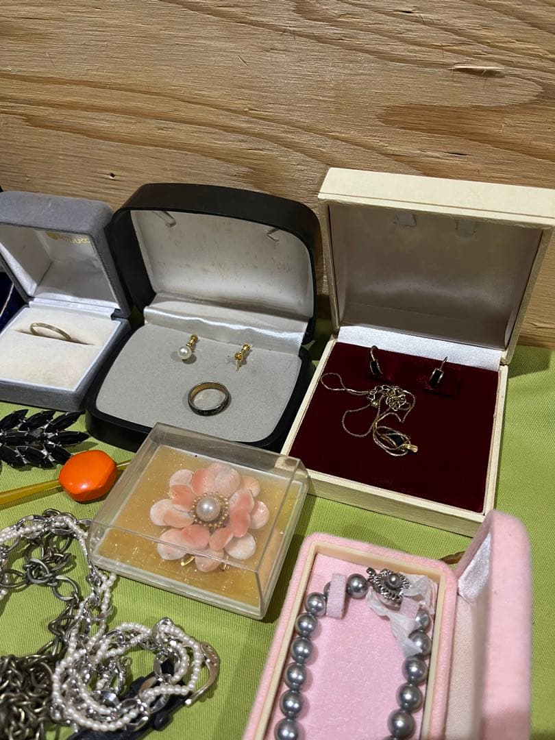 ミ*ン様 アクセサリーまとめ売り　遺品整理品　パール　ネックレスリング等　sil