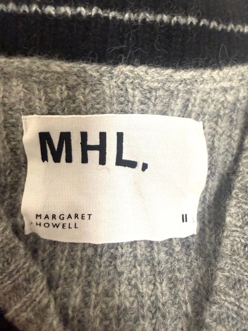 MHL. グレー ニットベスト サイズⅡ