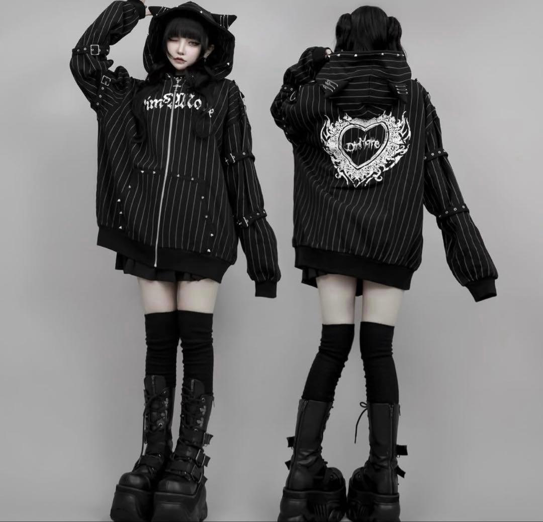 DimMoire Evil Catパーカー【Black】