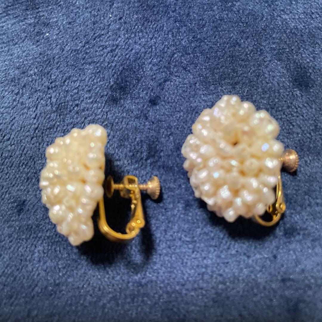 淡水パール10連ネックレス＆イヤリング