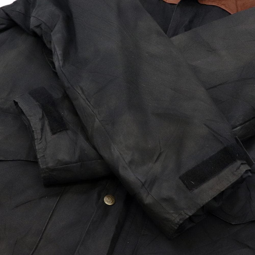 USA製 Schaefer 本革切替 オイルドコットン ウエスタンコート