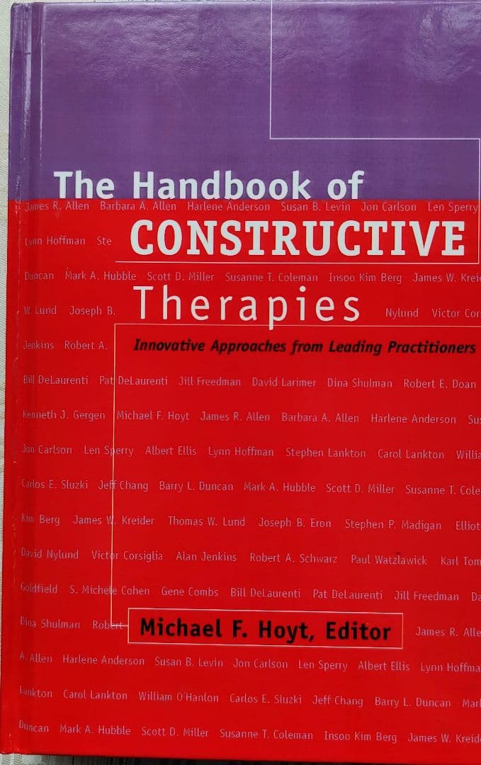 洋書 The Handbook of Constructive Therapies