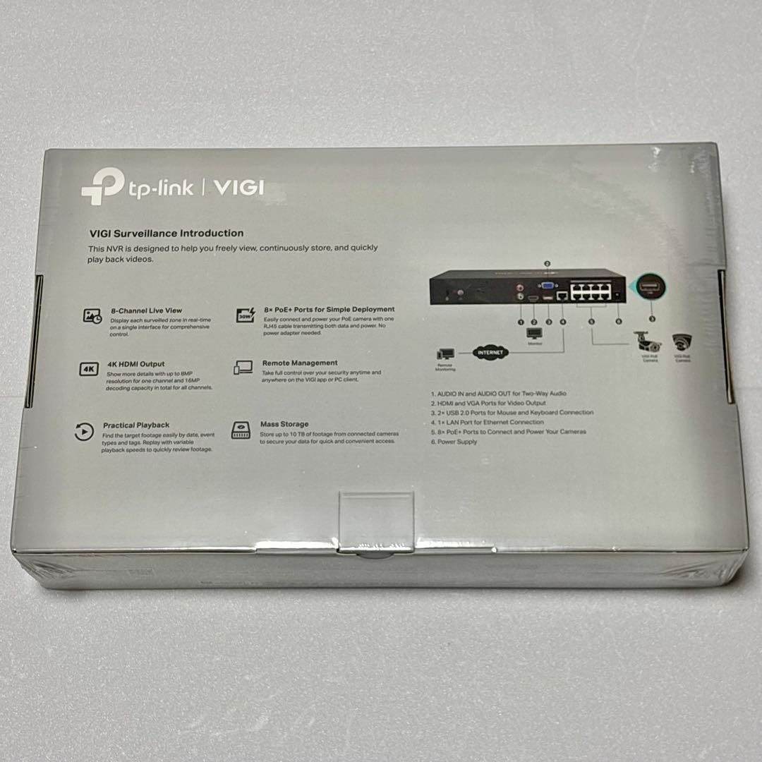 Niaさん専用 tp-link VIGI 8ch ネットワークビデオレコーダー