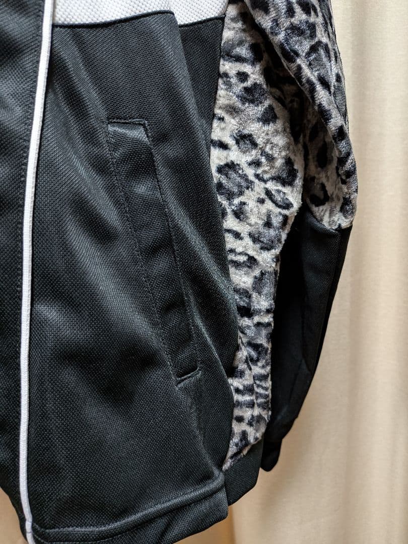 GIDEAL. ジディール レオパード リメイク トラックジャケット NIKE