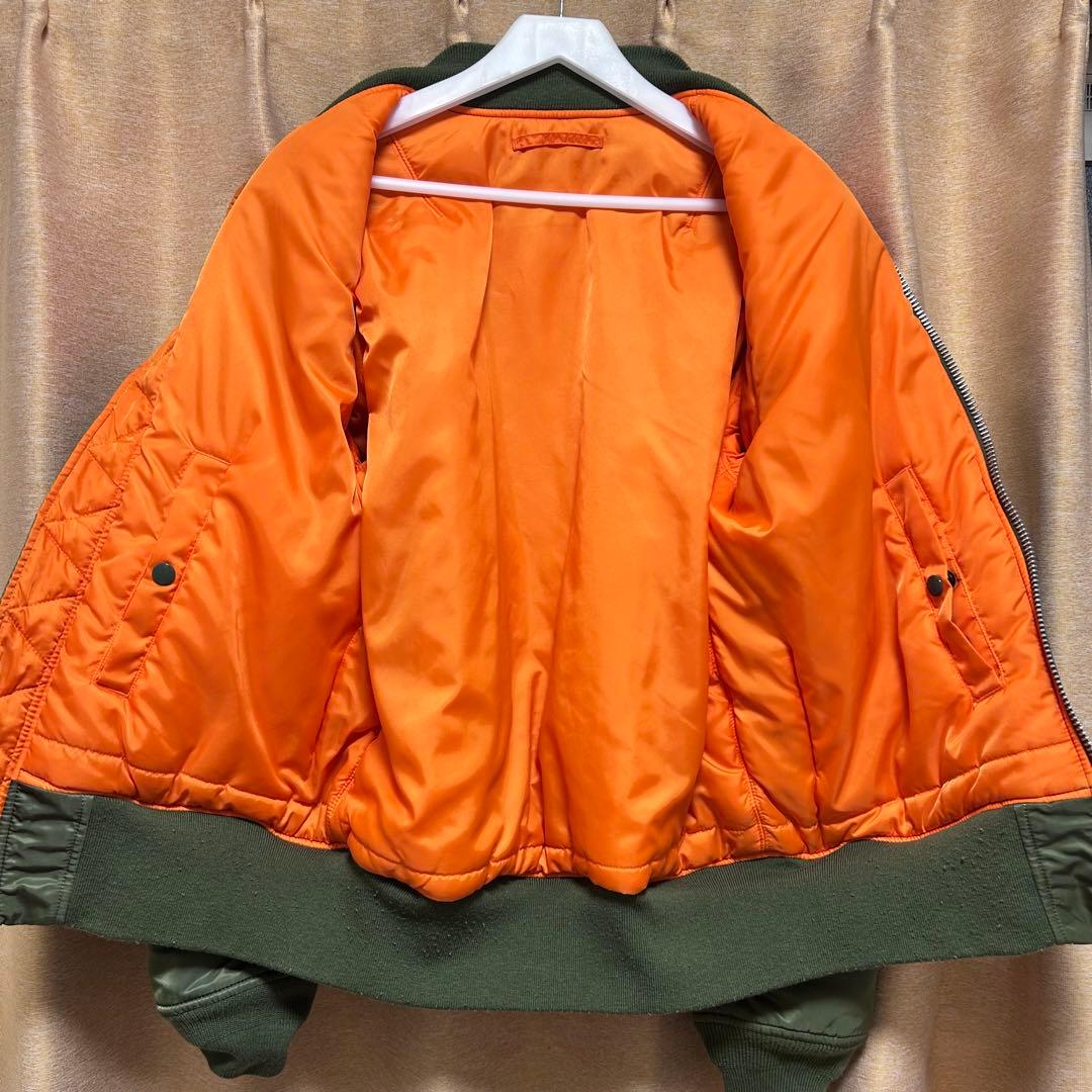 Alpha industries MA-1フライトジャケット カーキ
