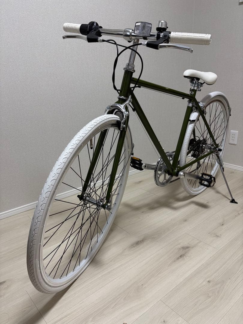 引取限定　• 【ほぼ未使用】700C クロスバイク シマノ6段変速／480mm