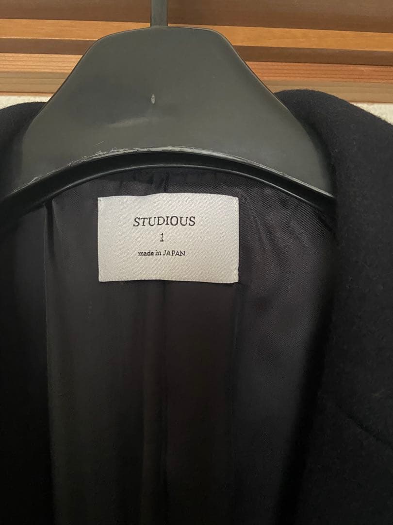 STUDIOUSのセミロングチェスターコート新品です