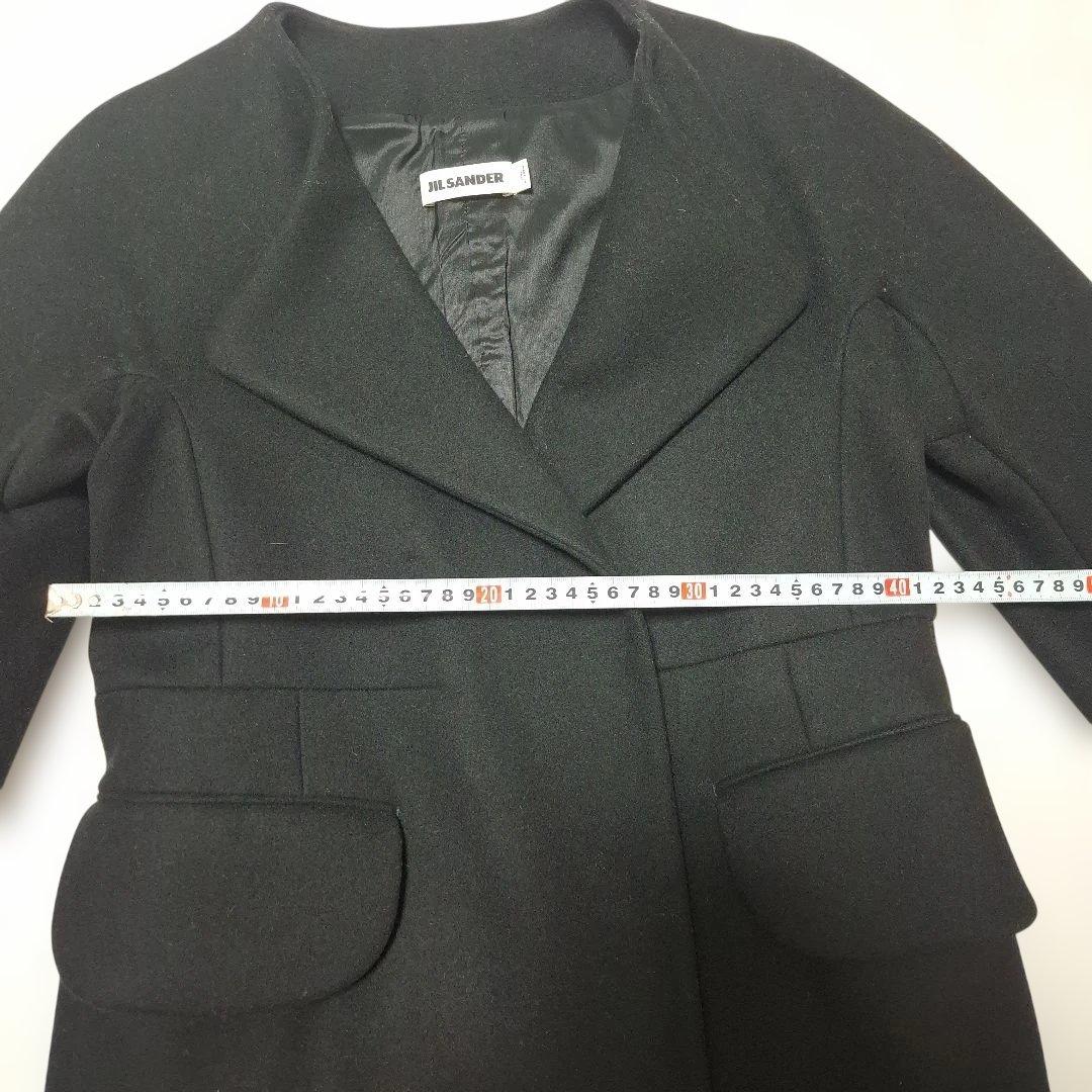 【JIL SANDER 】サイズ36　レディース　　ブラック テーラードコート