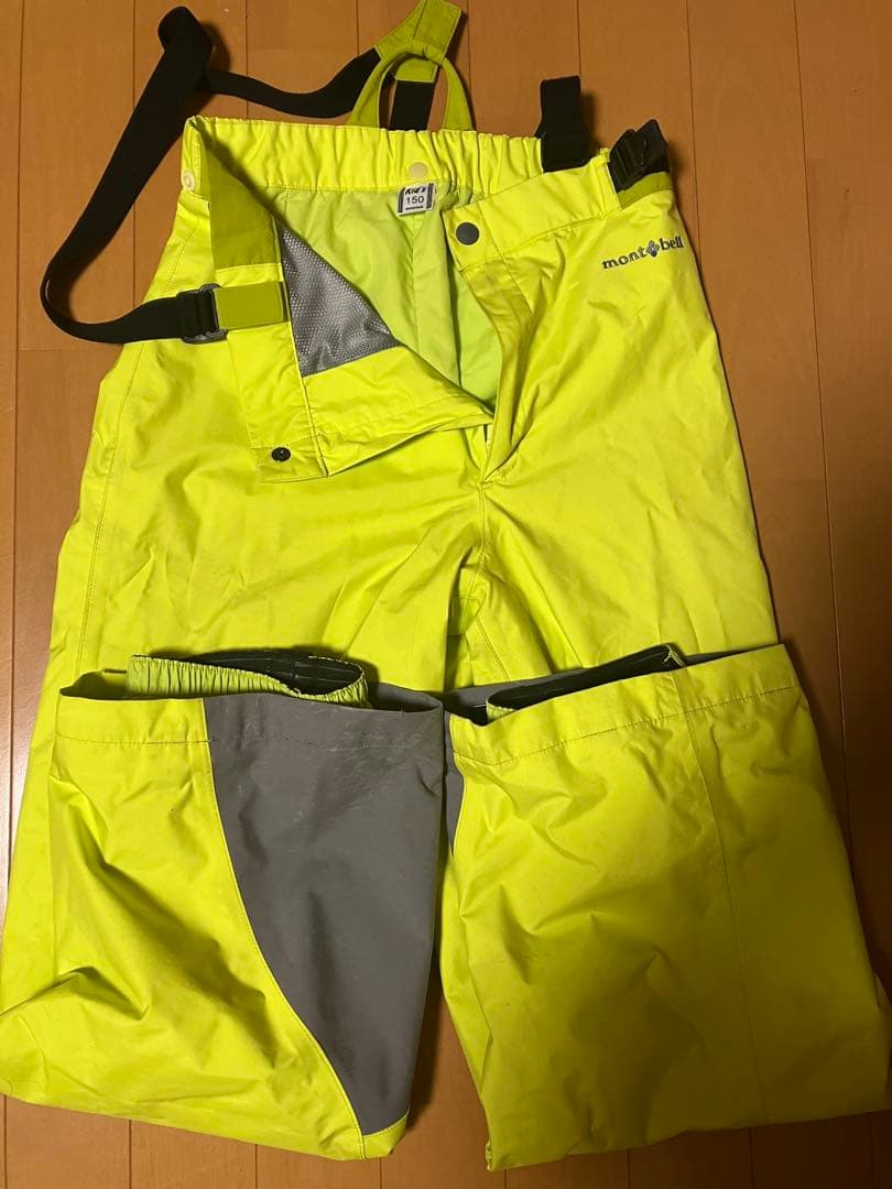 mont-bell 3点セット　子ども用スキーウェア（上下）とパーカー