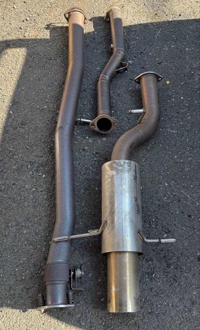 GDB 鷹目用　メーカー不明　マフラー　砲弾　ECV 競技用？