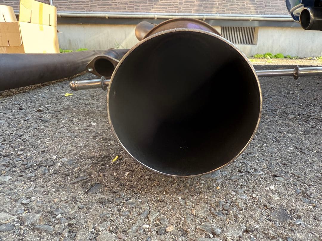 GDB 鷹目用　メーカー不明　マフラー　砲弾　ECV 競技用？