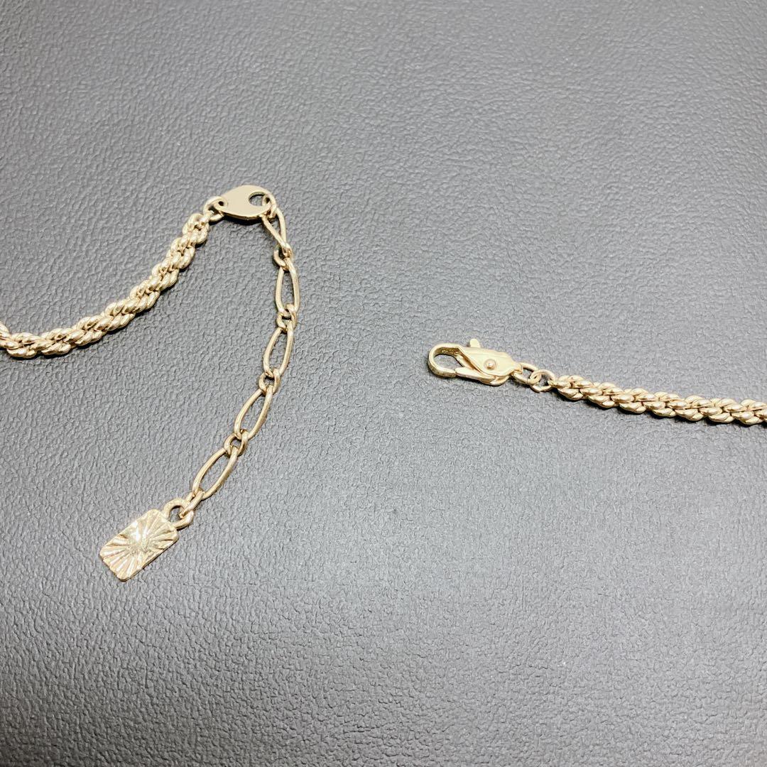 イヴサンローラン　ネックレス　しずく　ゴールド　透かし　YSL ティアドロップ