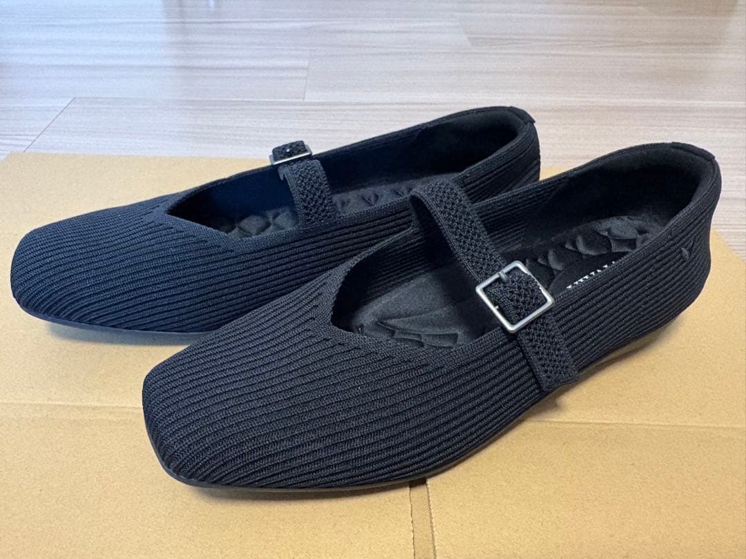 VIVALA フラットシューズ 2足、シューズクリップ