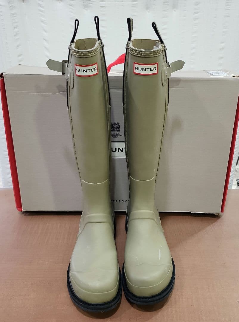 HUNTER 長靴 オリーブグリーン UK8 日本サイズ26.5cm　新品未使用