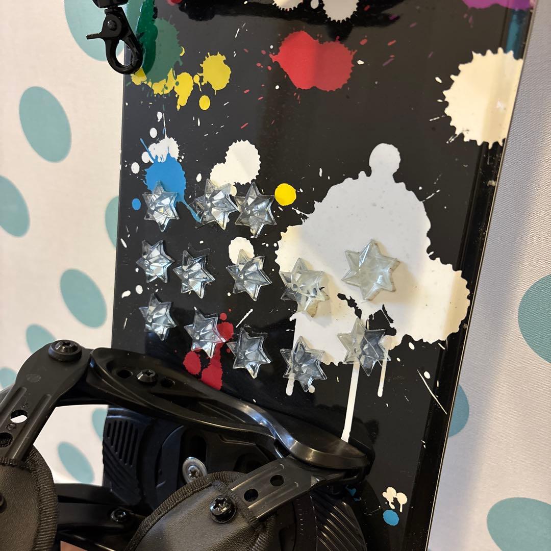 キッズ用スノーボード　ビンディングセット