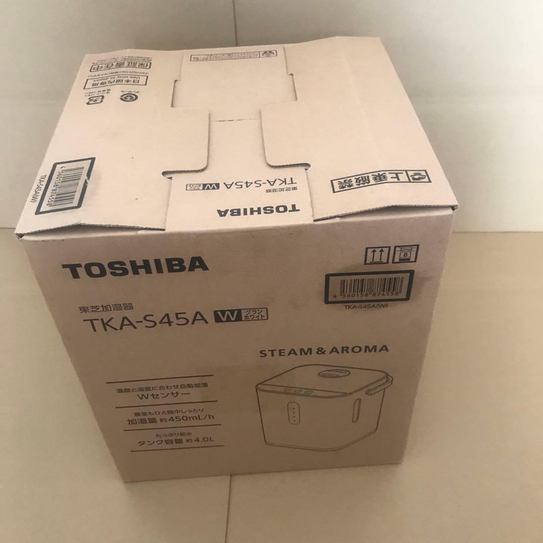 東芝 スチームファン式 加湿器 13畳用 TKA-S45A W グランホワイト