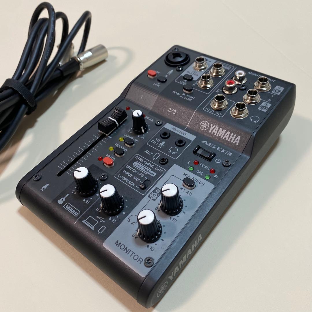 YAMAНA AG03MK2 B + マイクケーブル