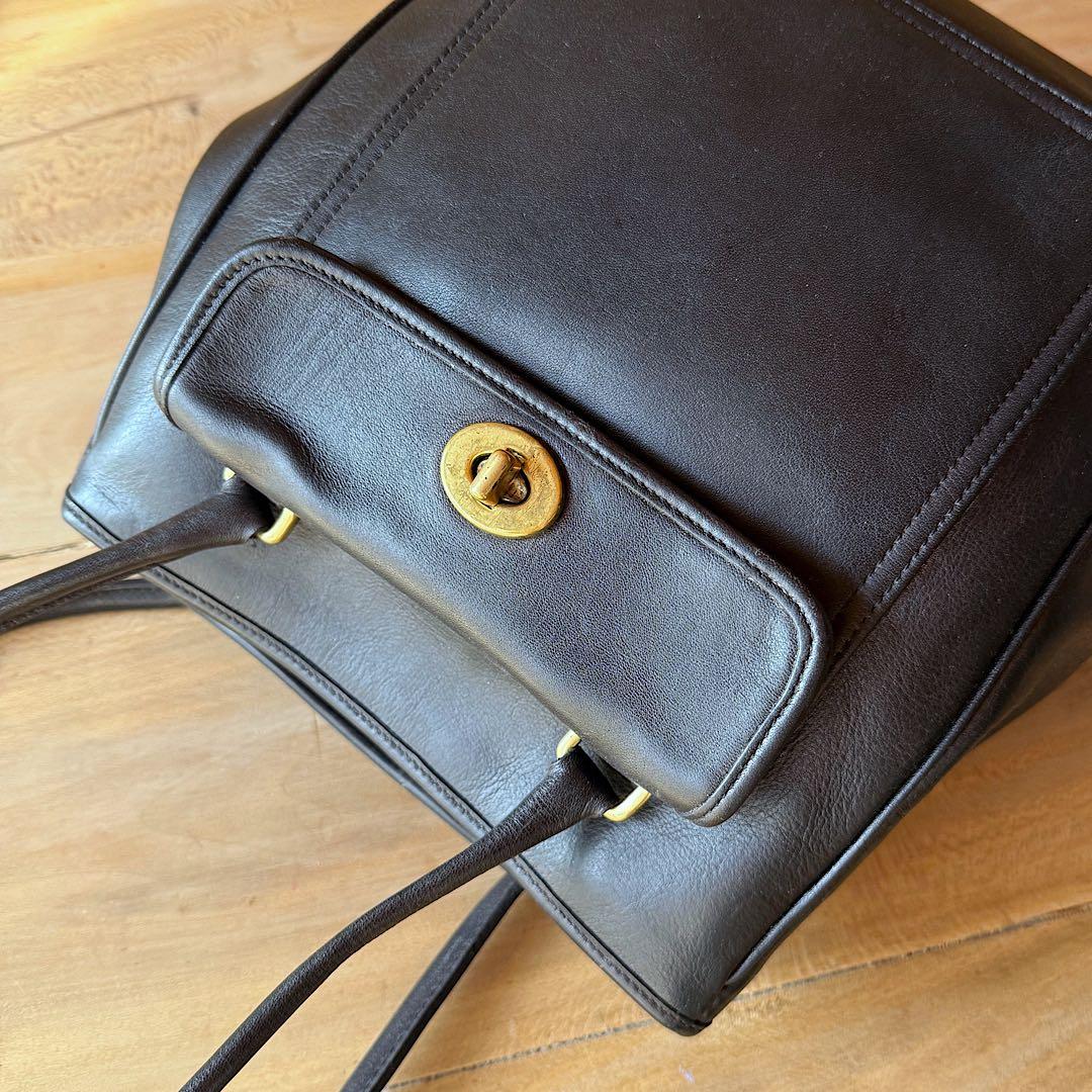 Vintage Coach Penelope bag 9714 BLACKバッグ