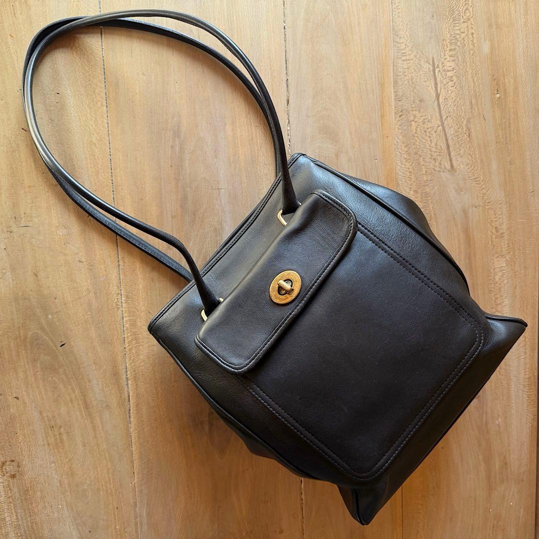 Vintage Coach Penelope bag 9714 BLACKバッグ