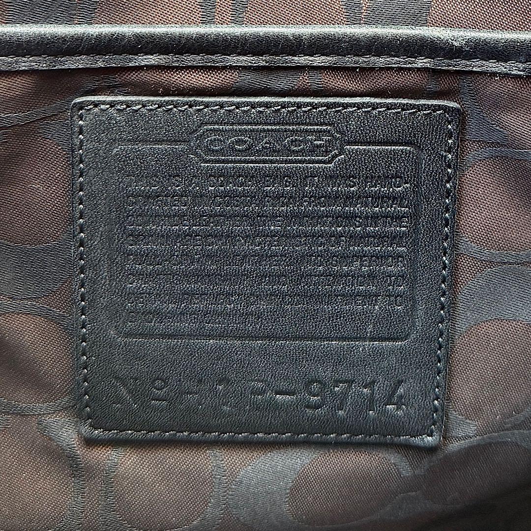 Vintage Coach Penelope bag 9714 BLACKバッグ