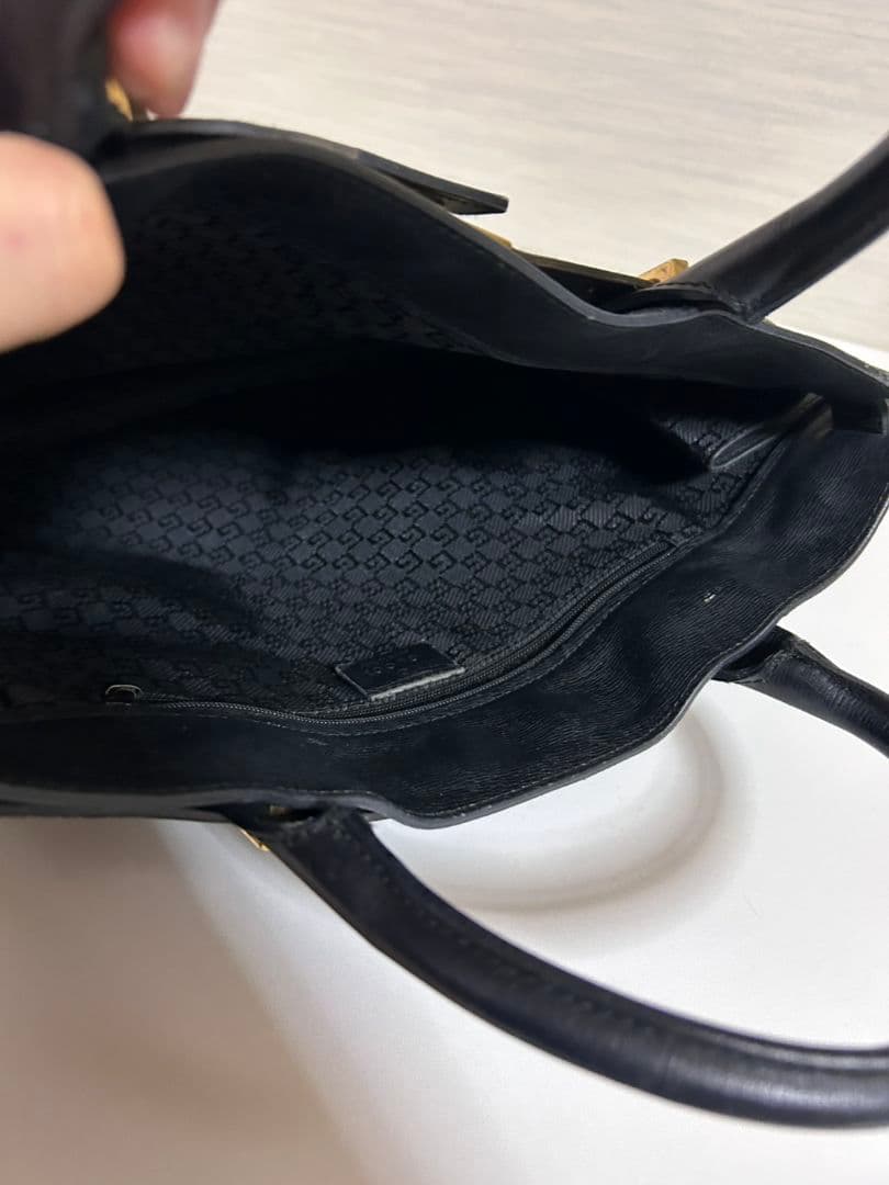 ま*る様 グッチバッグ　ハンドバッグ　ビジネスバッグ　レザー