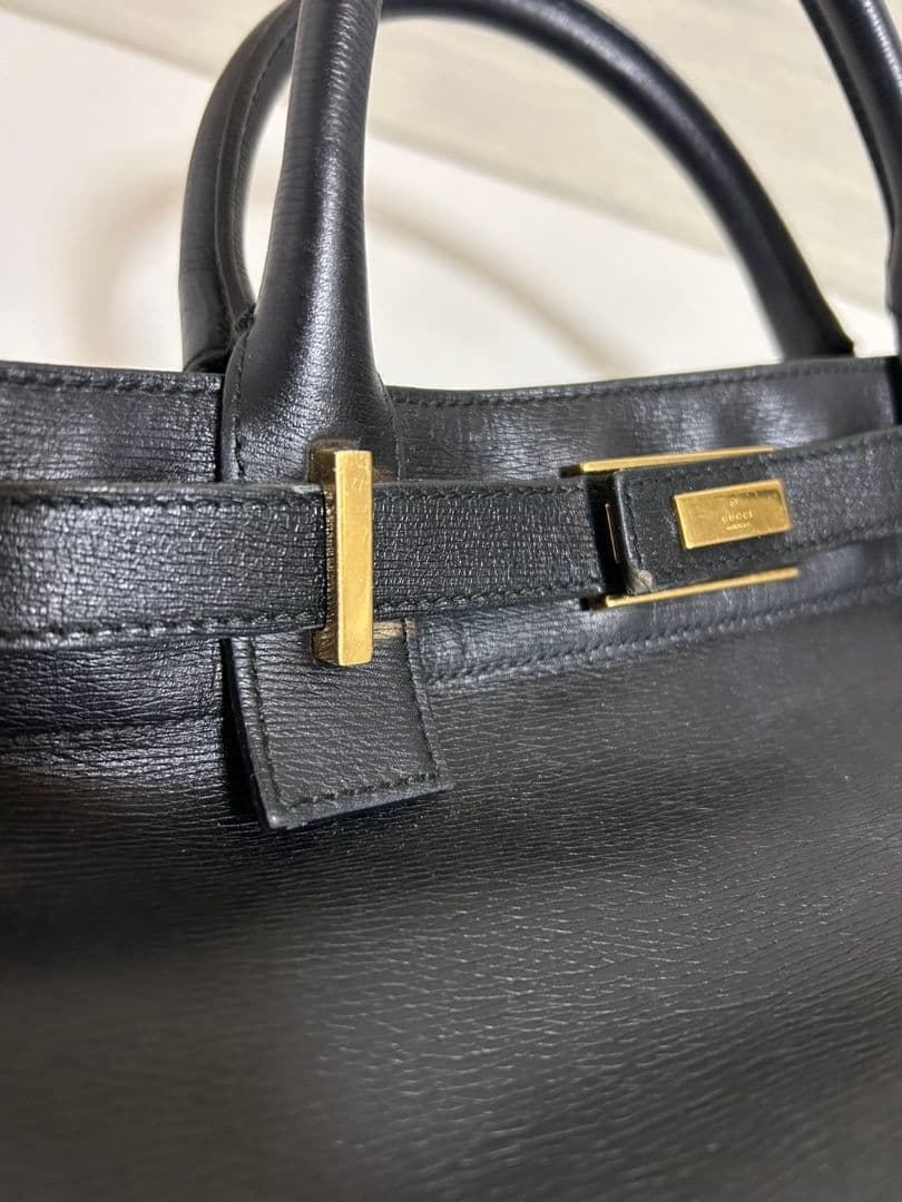 ま*る様 グッチバッグ　ハンドバッグ　ビジネスバッグ　レザー