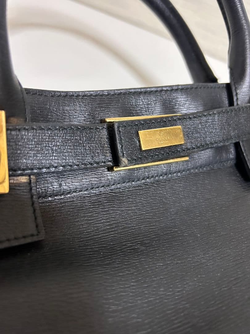 ま*る様 グッチバッグ　ハンドバッグ　ビジネスバッグ　レザー