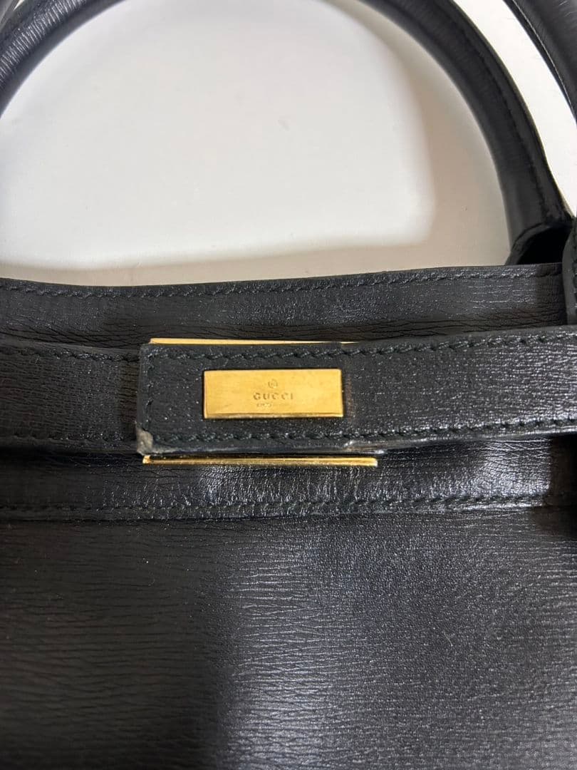 ま*る様 グッチバッグ　ハンドバッグ　ビジネスバッグ　レザー