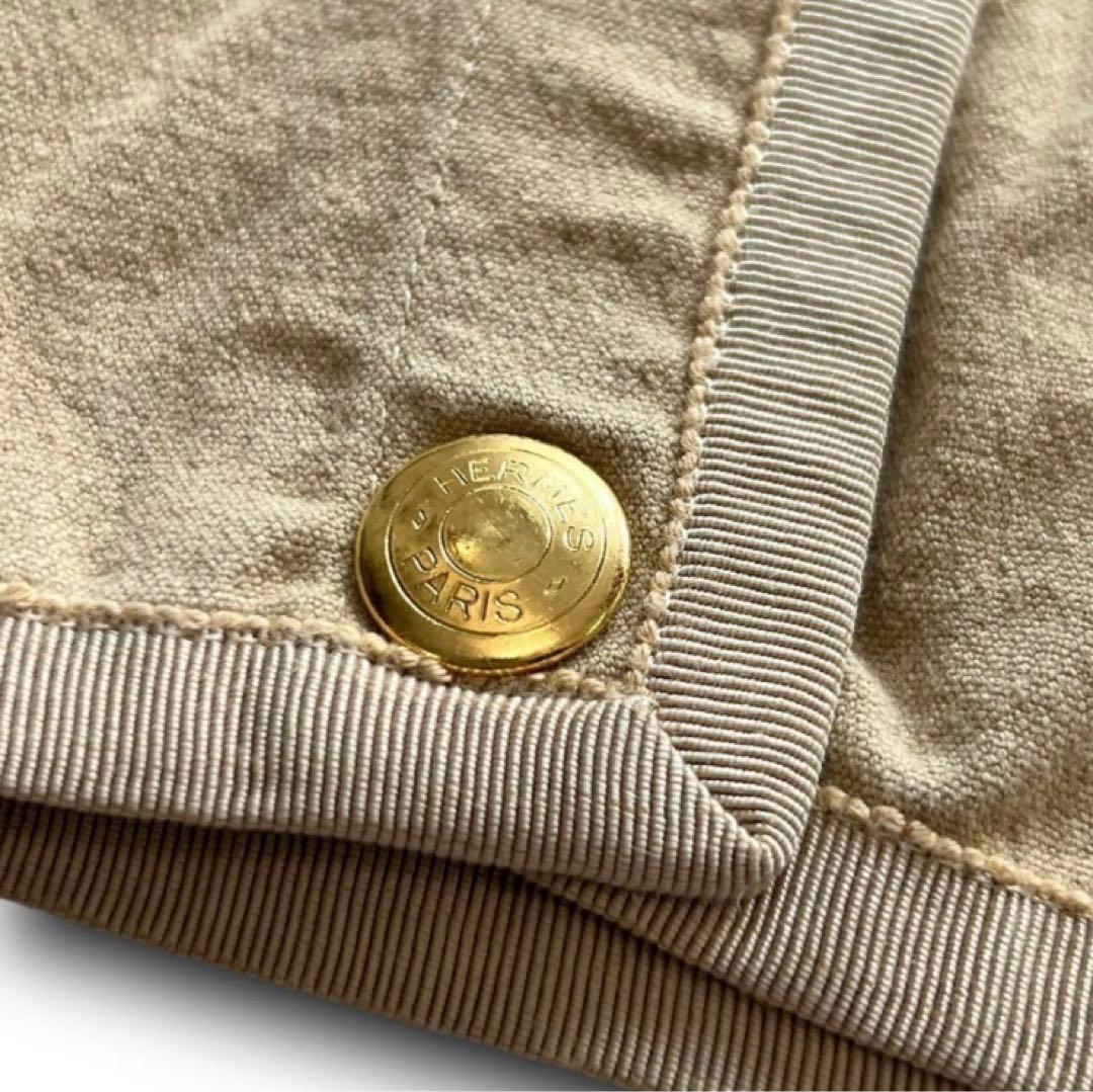 希少 HERMES button gimmick pants 46