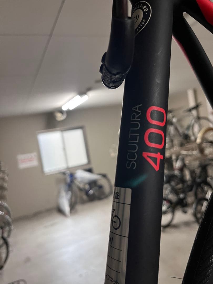 MERIDA ロードバイク ブラック/レッド