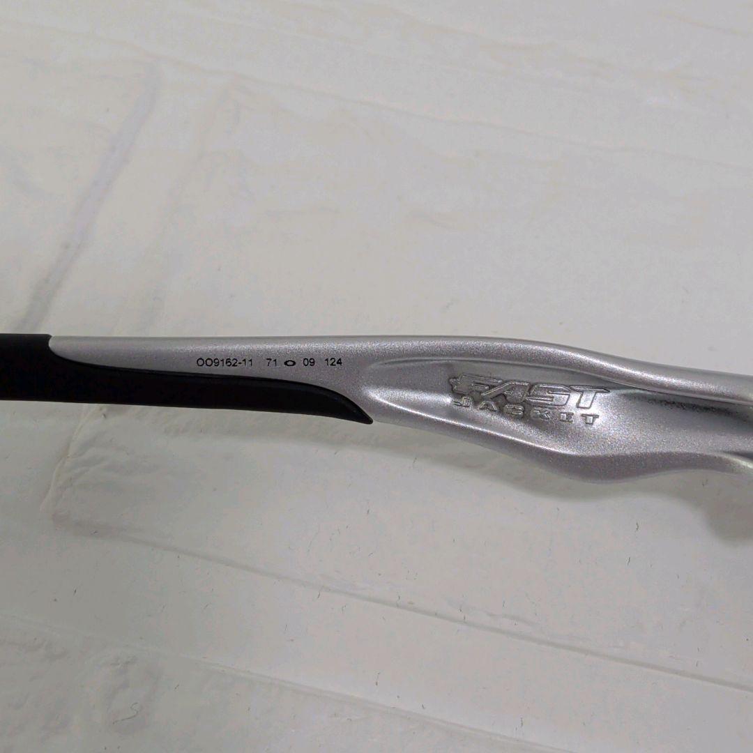 美品✨️　OAKLEY　サングラス　FAST JACKET シルバー　交換レンズ