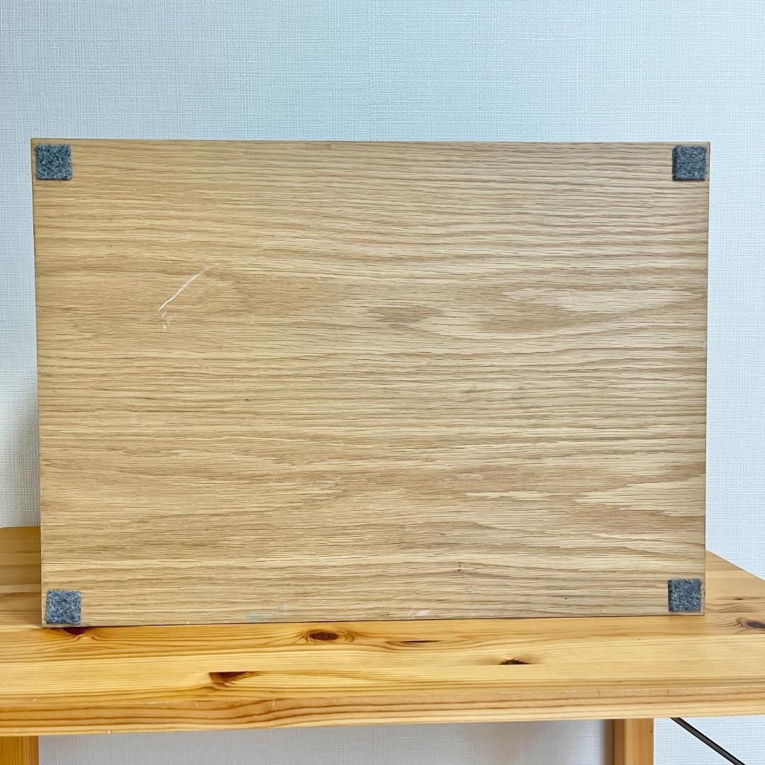 廃盤品　無印良品 ステンレスユニットシェルフ用木製収納ケース 引出式2段 ワイド