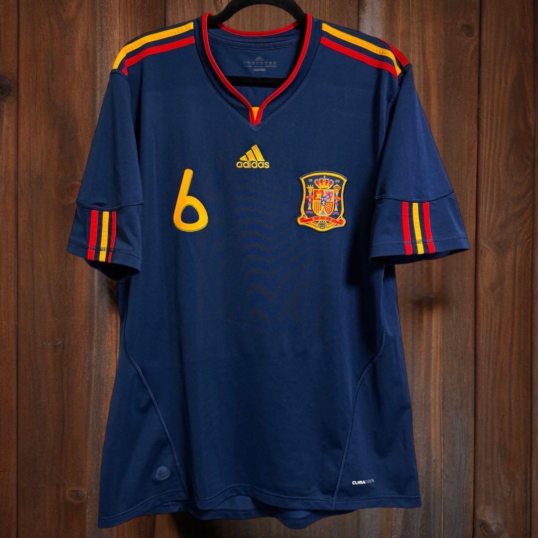 『正規品』スペイン代表 2010 アウェイ イニエスタ ユニフォーム ウェア