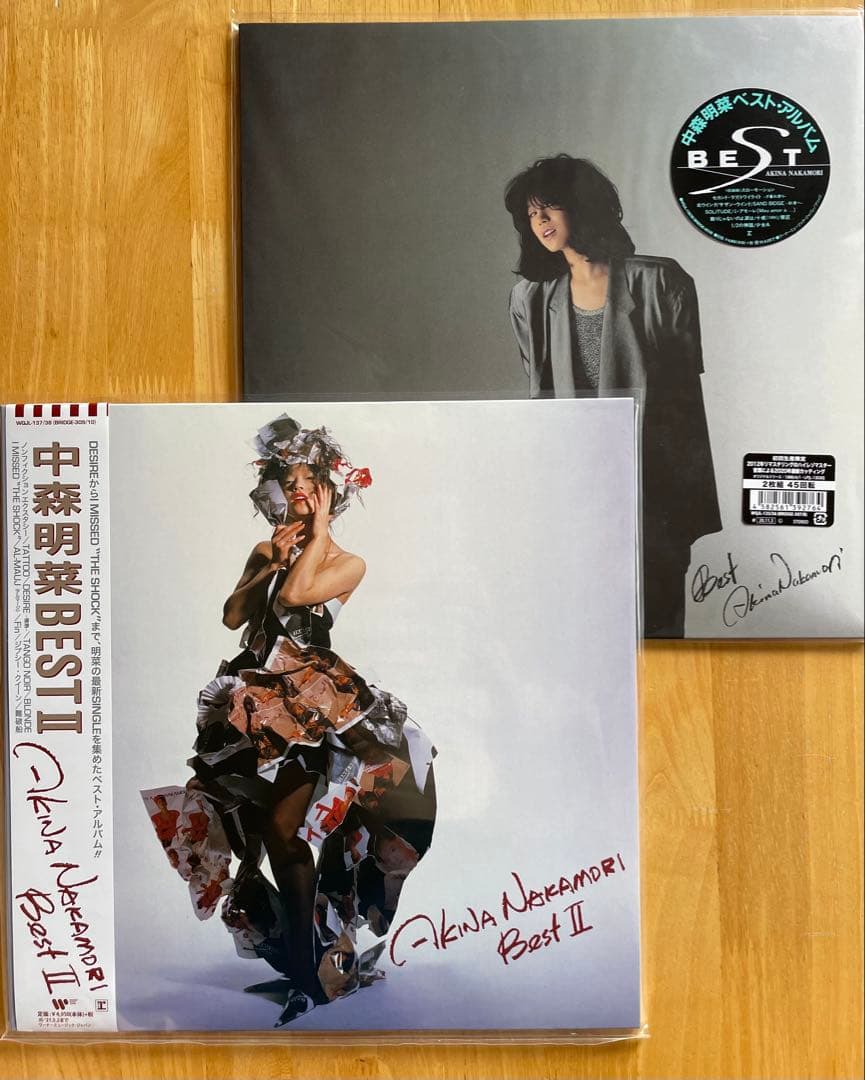 中森明菜 BEST Ⅰ＆Ⅱ 2020年『レコードの日』限定 45回転2LP 黒盤