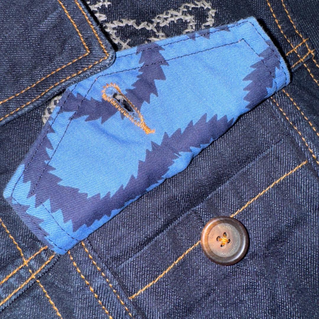 【スクイグル柄☆オーブ刺繍】ヴィヴィアンウエストウッド デニムジャケット
